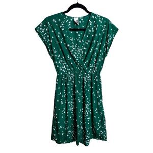 Francesca's Collections | Dresses | Anthropologie Francescas Green Sparrow  Faux Wrap Sundress Womens Small | Poshmark